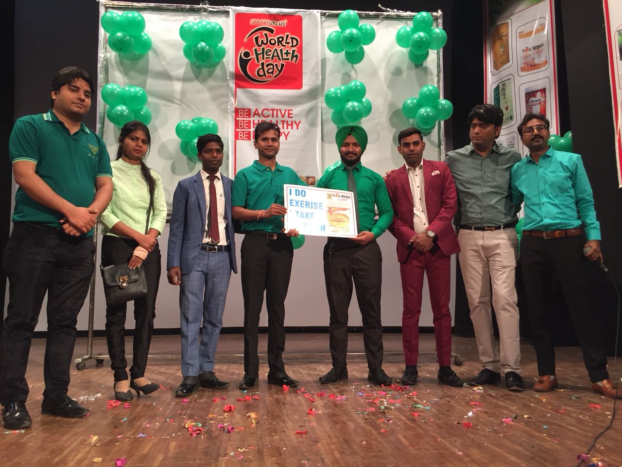 Expressions through posters in Sahul Chaudhary training-Delhi